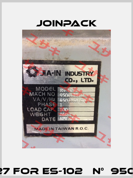 pos. 27 for ES-102   n°  95041221  JOINPACK