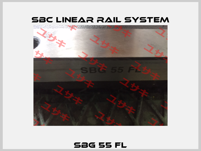 SBG 55 FL SBC Linear Rail System