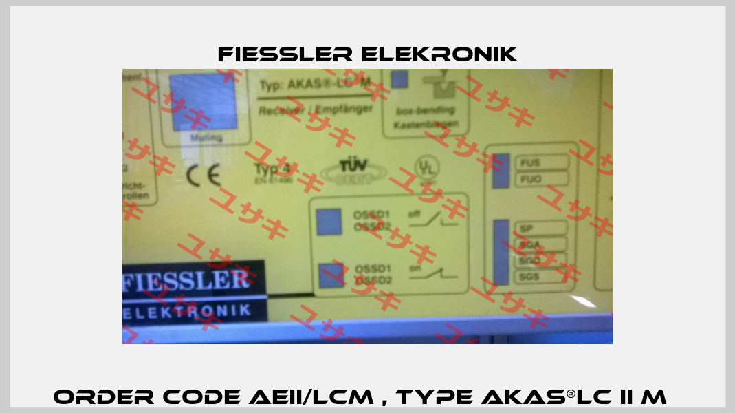 Order code AEII/LCM , type AKAS®LC II M   Fiessler Elekronik