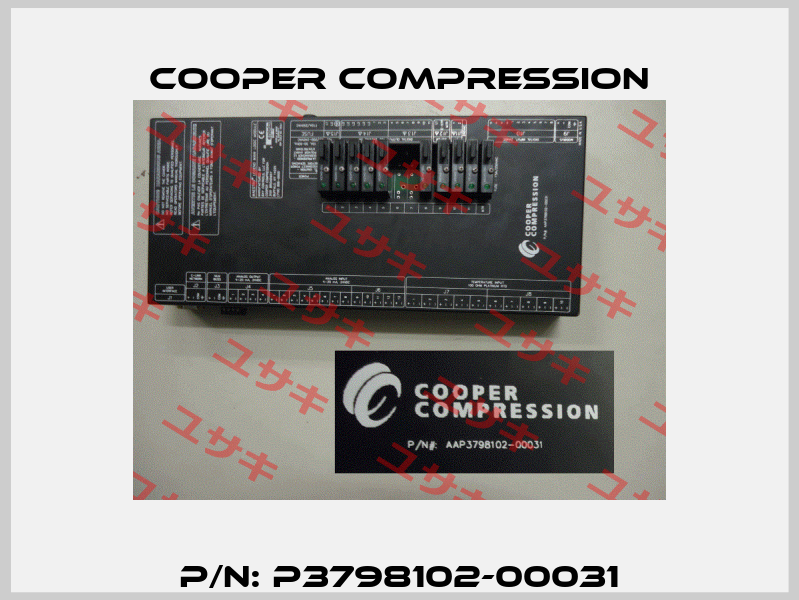 P/N: P3798102-00031 Cooper Compression