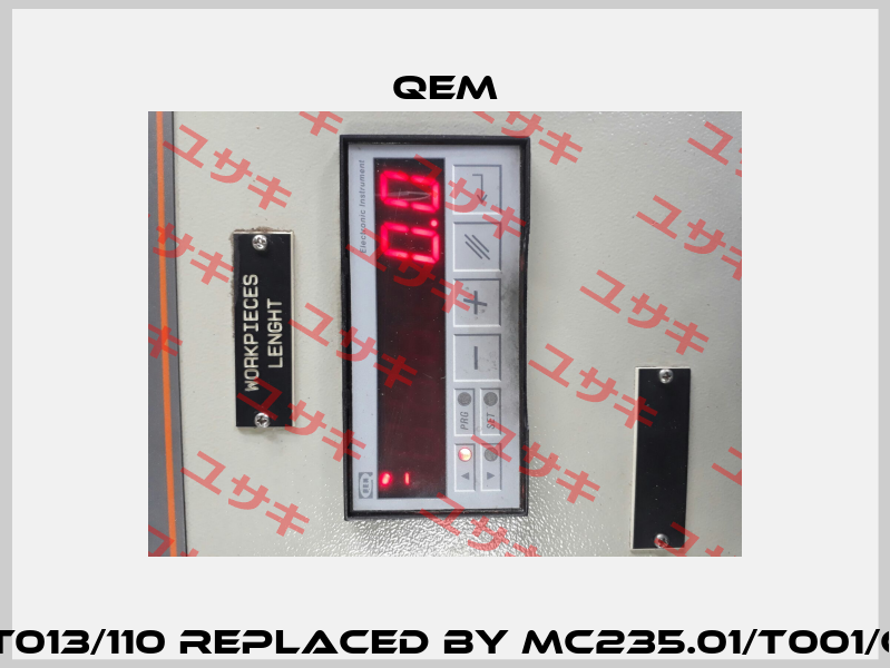 EC235.01A/T013/110 replaced by MC235.01/T001/CXB/110Vac  QEM