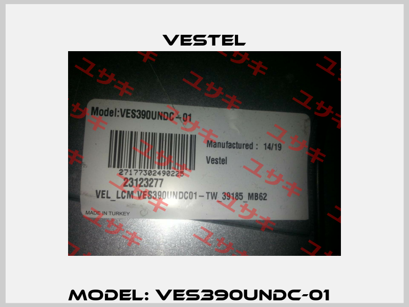 Model: VES390UNDC-01   VESTEL
