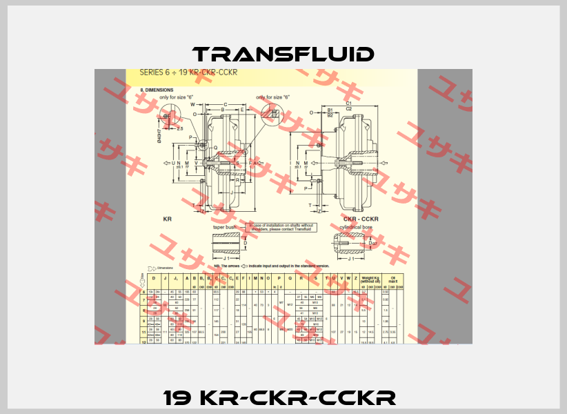 19 KR-CKR-CCKR  Transfluid