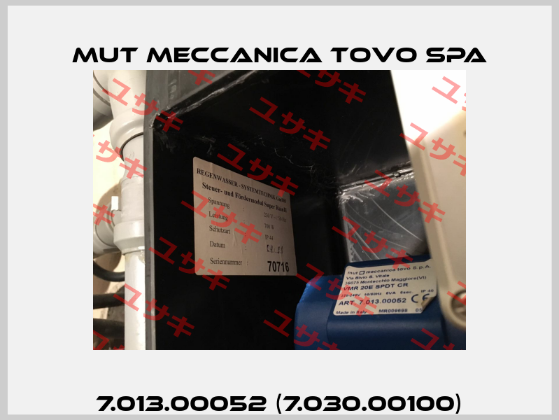  7.013.00052 (7.030.00100)  Mut Meccanica Tovo SpA
