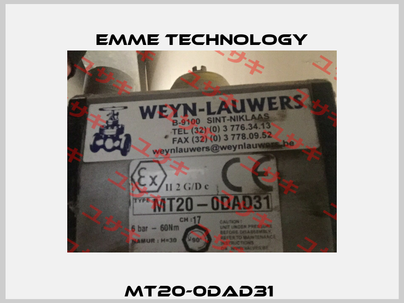 MT20-0DAD31  EMME TECHNOLOGY