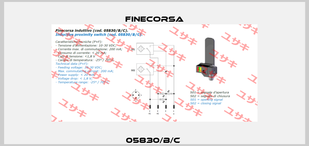 05830/B/C  Finecorsa