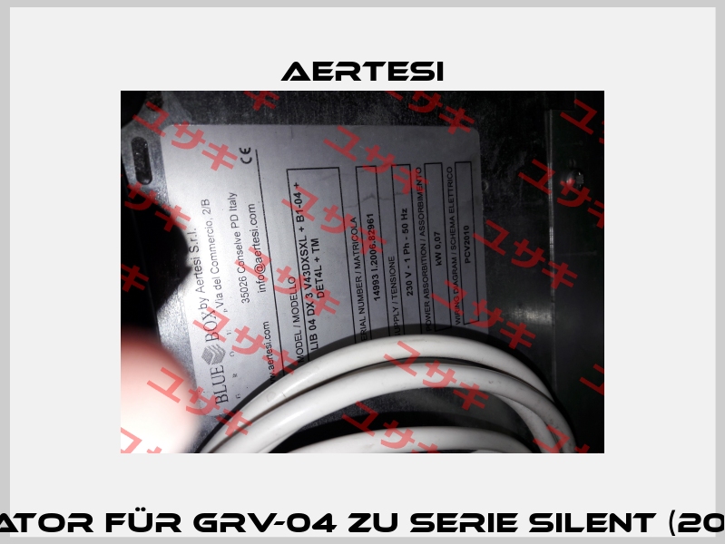 Ventilator für GRV-04 zu Serie Silent (2003759)  Aertesi