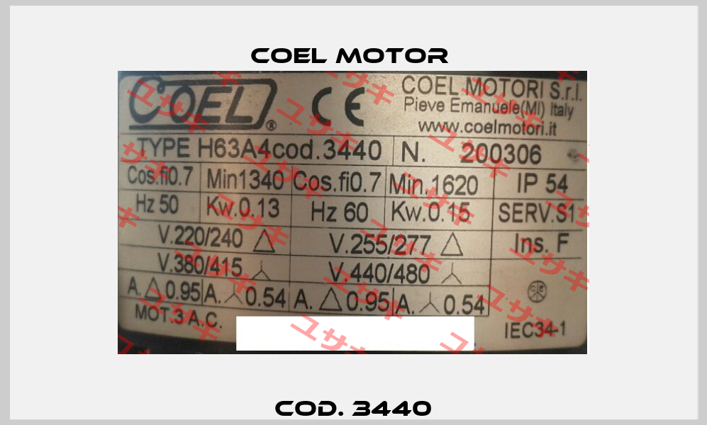  cod. 3440  COEL MOTOR 