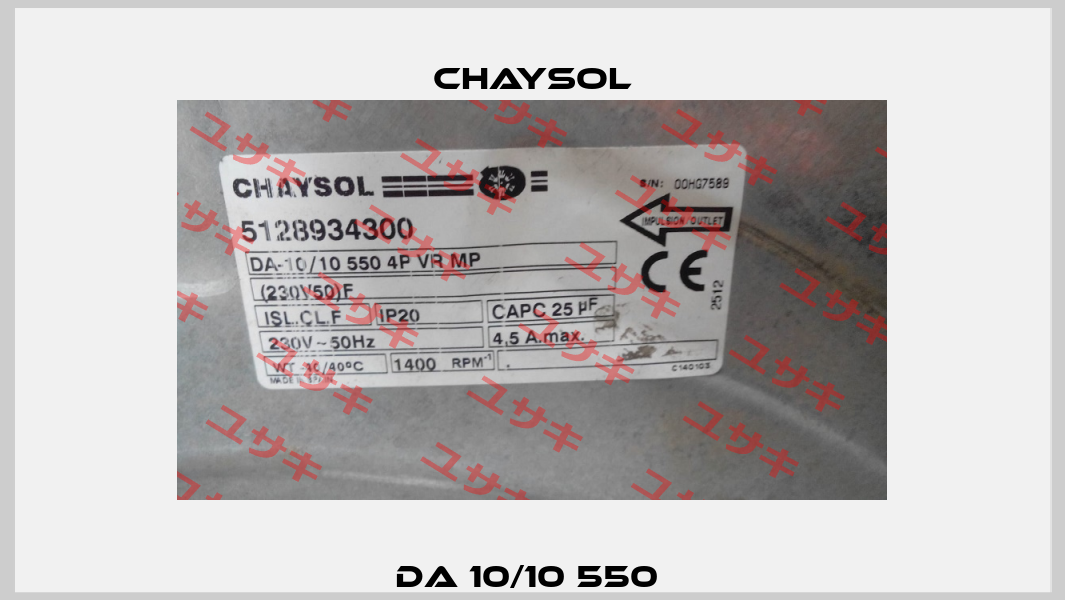 DA 10/10 550  Chaysol