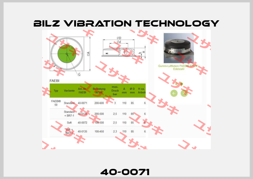 40-0071  Bilz Vibration Technology