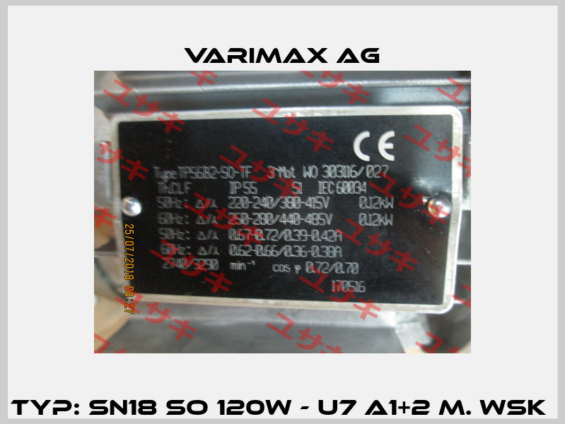 Typ: SN18 So 120W - U7 A1+2 m. WSK  Varimax AG
