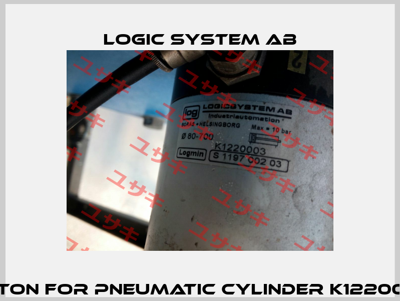 piston for pneumatic cylinder K1220003  LOGIC SYSTEM AB