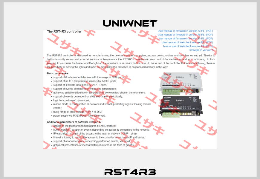 RST4R3 Uniwnet