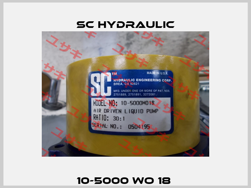 10-5000 WO 18  SC Hydraulic