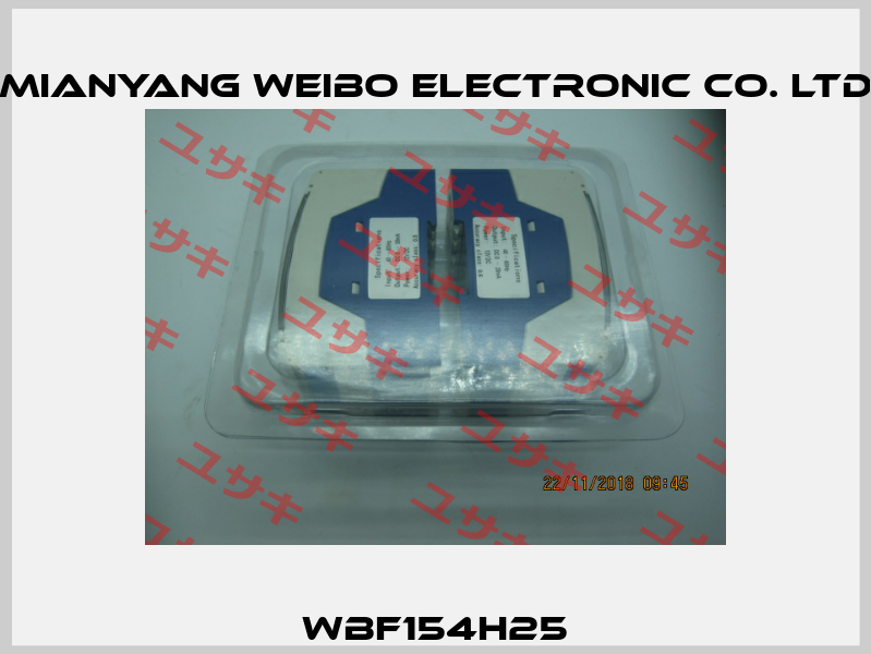WBF154H25 Mianyang Weibo Electronic Co. Ltd