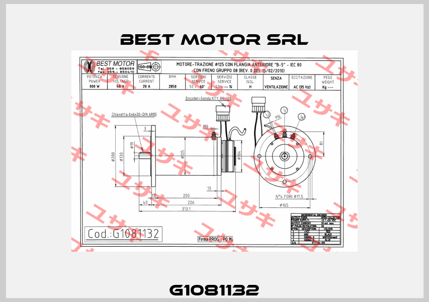 G1081132 Best motor srl
