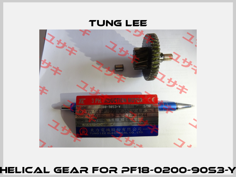 Helical gear for PF18-0200-90S3-y TUNG LEE
