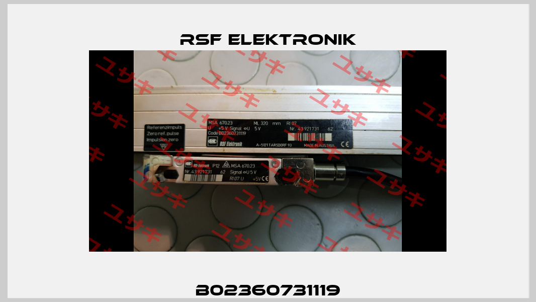 B02360731119 Rsf Elektronik