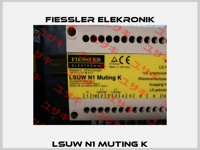 LSUW N1 Muting K Fiessler Elekronik