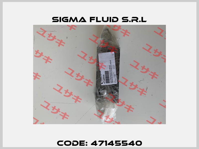 code: 47145540 Sigma Fluid s.r.l