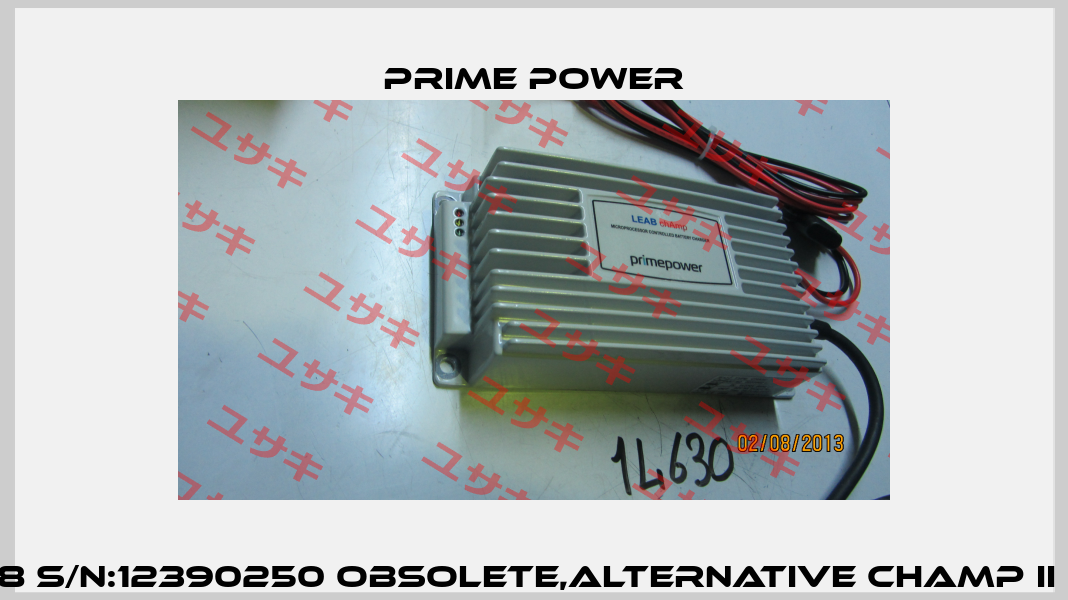 Type: CHAMP 248 S/N:12390250 obsolete,alternative Champ II 2412 28,8V/27,6V PRIME POWER