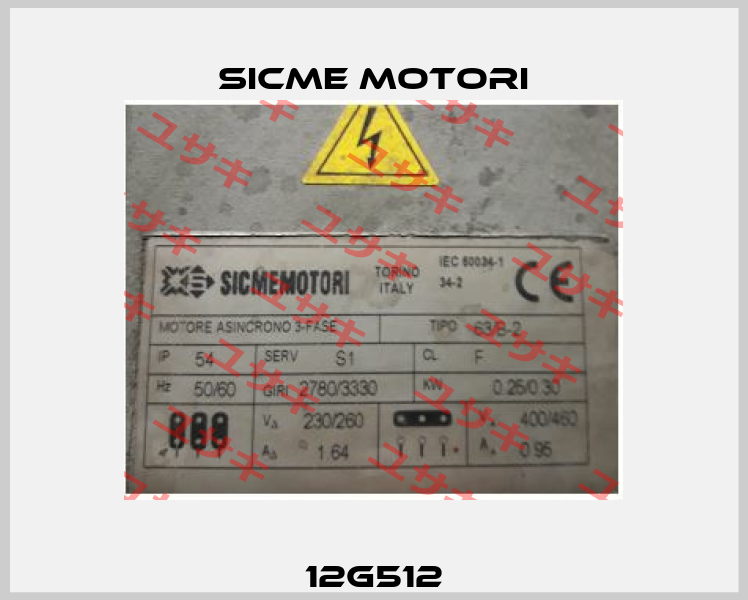 12G512 Sicme Motori