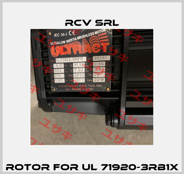 Rotor for UL 71920-3RB1X Rcv srl