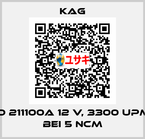 ID 211100A 12 V, 3300 upm bei 5 Ncm KAG