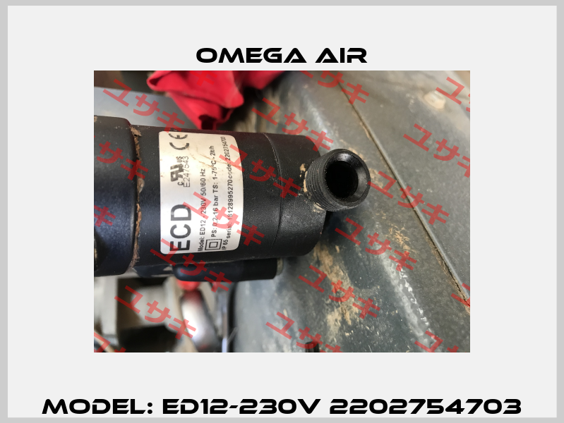 Model: ED12-230V 2202754703 Omega Air