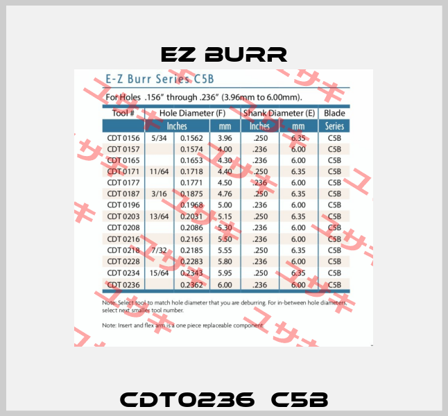 CDT0236  C5B Ez Burr