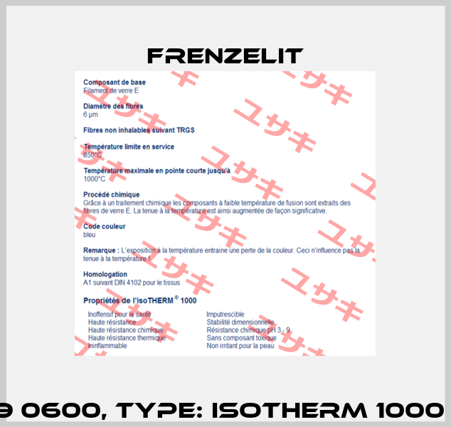 05 9999 0600, Type: ISOTHERM 1000 ( 150 m ) Frenzelit