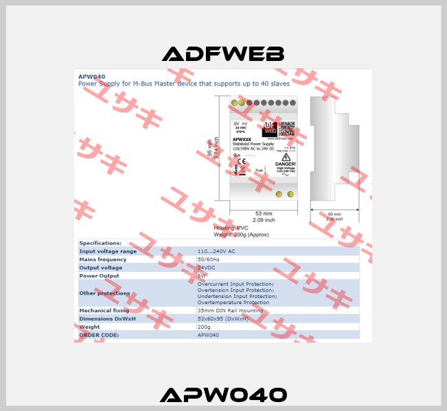 APW040 ADFweb