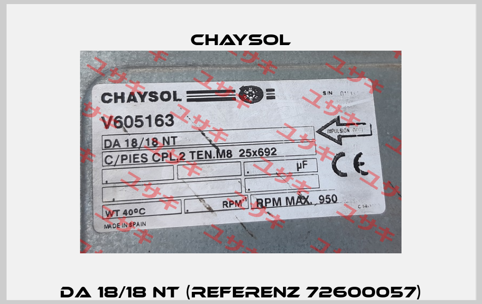 DA 18/18 NT (Referenz 72600057) Chaysol