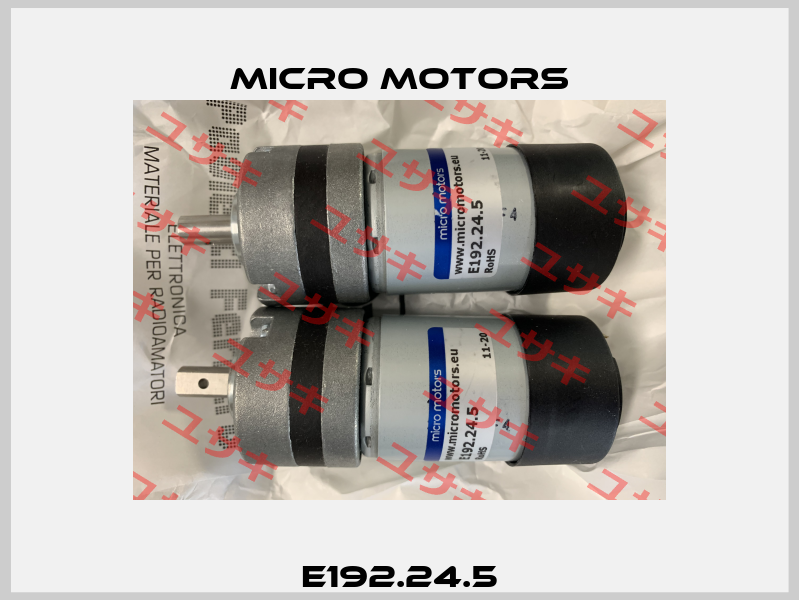 E192.24.5 Micro Motors