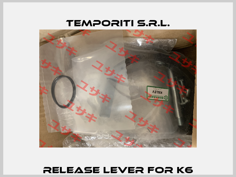 Release Lever for K6 Temporiti s.r.l.