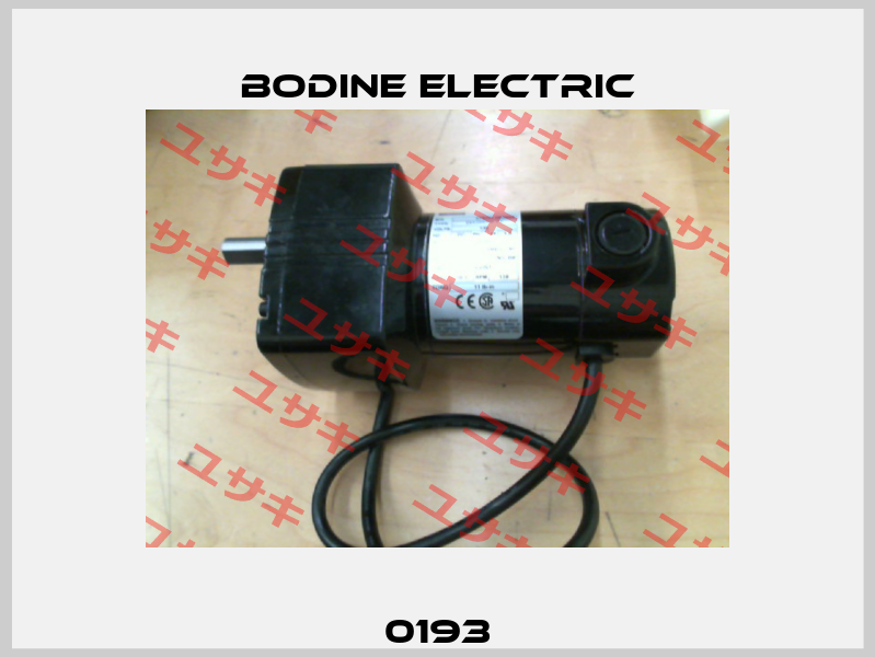 0193 BODINE ELECTRIC