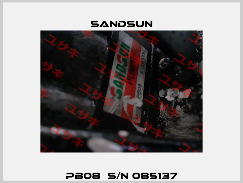 PB08  S/N 085137 Sandsun