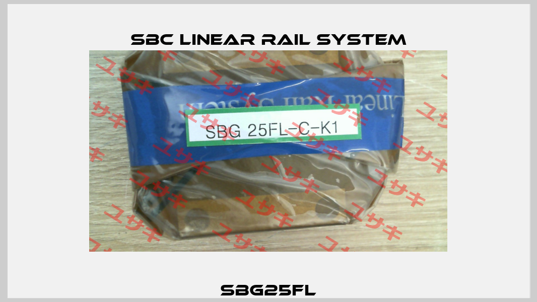 SBG25FL SBC Linear Rail System