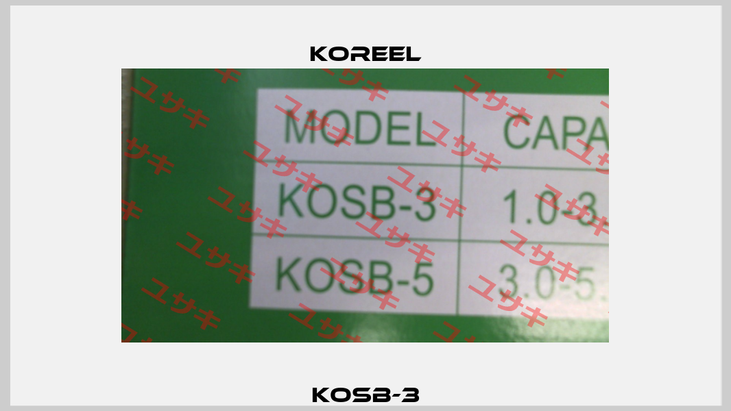 KOSB-3 Koreel