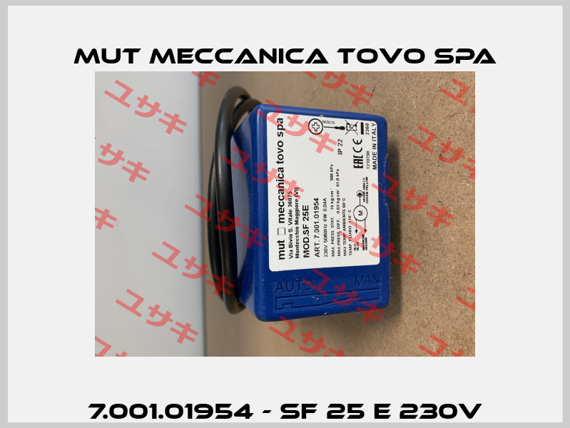 7.001.01954 - SF 25 E 230V Mut Meccanica Tovo SpA