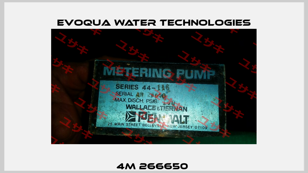4M 266650  Evoqua Water Technologies