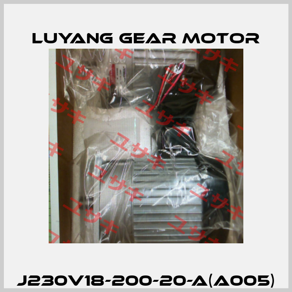 J230V18-200-20-A(A005) Luyang Gear Motor