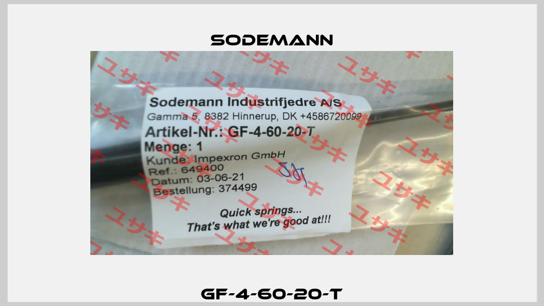 GF-4-60-20-T Sodemann