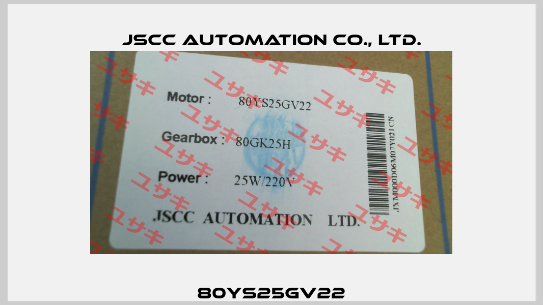 80YS25GV22 JSCC AUTOMATION CO., LTD.