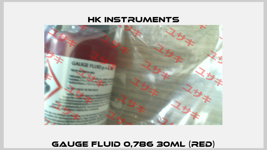 Gauge fluid 0,786 30ml (red) HK INSTRUMENTS