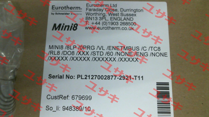 MINI8/8LP /0PRG /VL /ENETMBUS /C /TC8 /RL8 /DO8 /XXX /STD /60 /​NONE /ENG /NONE /XXXXX /XXXXX /XXXXXX /XXXXX Eurotherm