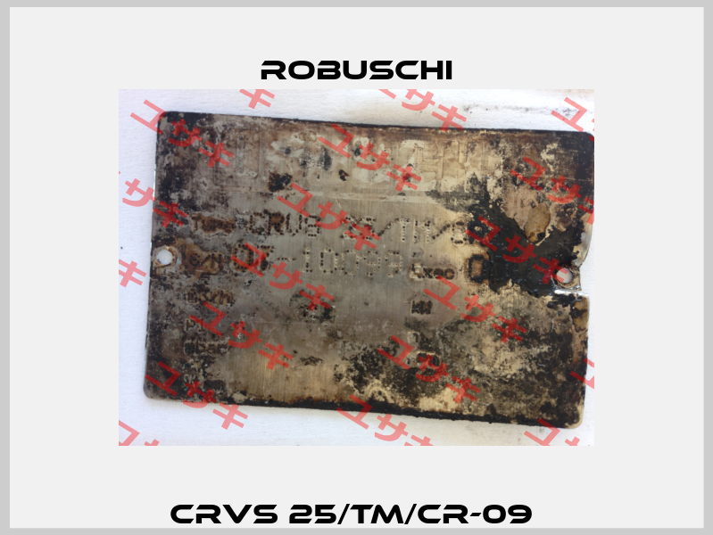 CRVS 25/TM/CR-09  Robuschi