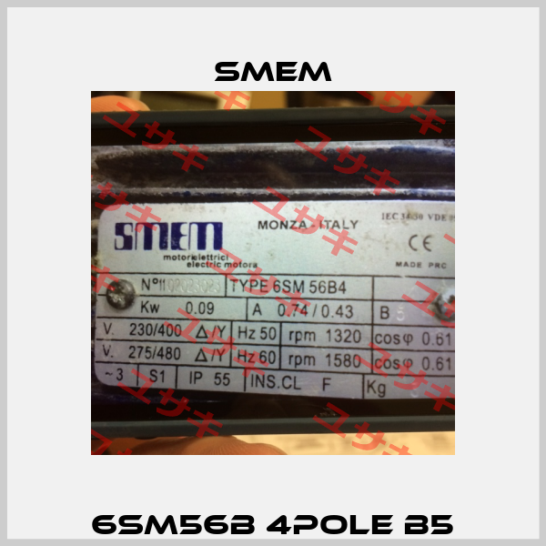 6SM56B 4POLE B5 Smem