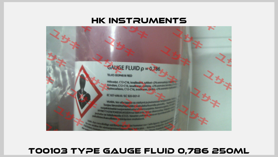 T00103 Type Gauge fluid 0,786 250ml HK INSTRUMENTS