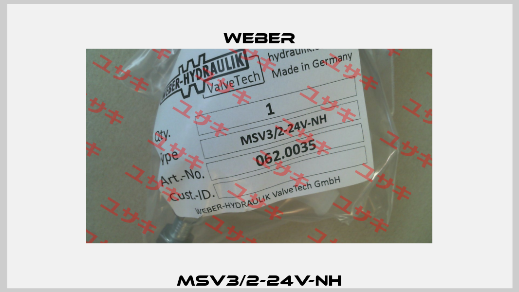 MSV3/2-24V-NH Weber